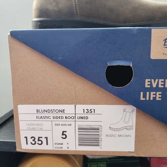 Blundstone Original #1351 Women's Hi TopRustic Brown - Picture 11 of 14